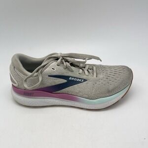 Brooks Sneakers Womens 8 B Ghost 16 1204071B175 Gray Running Athletic Gym Shoes